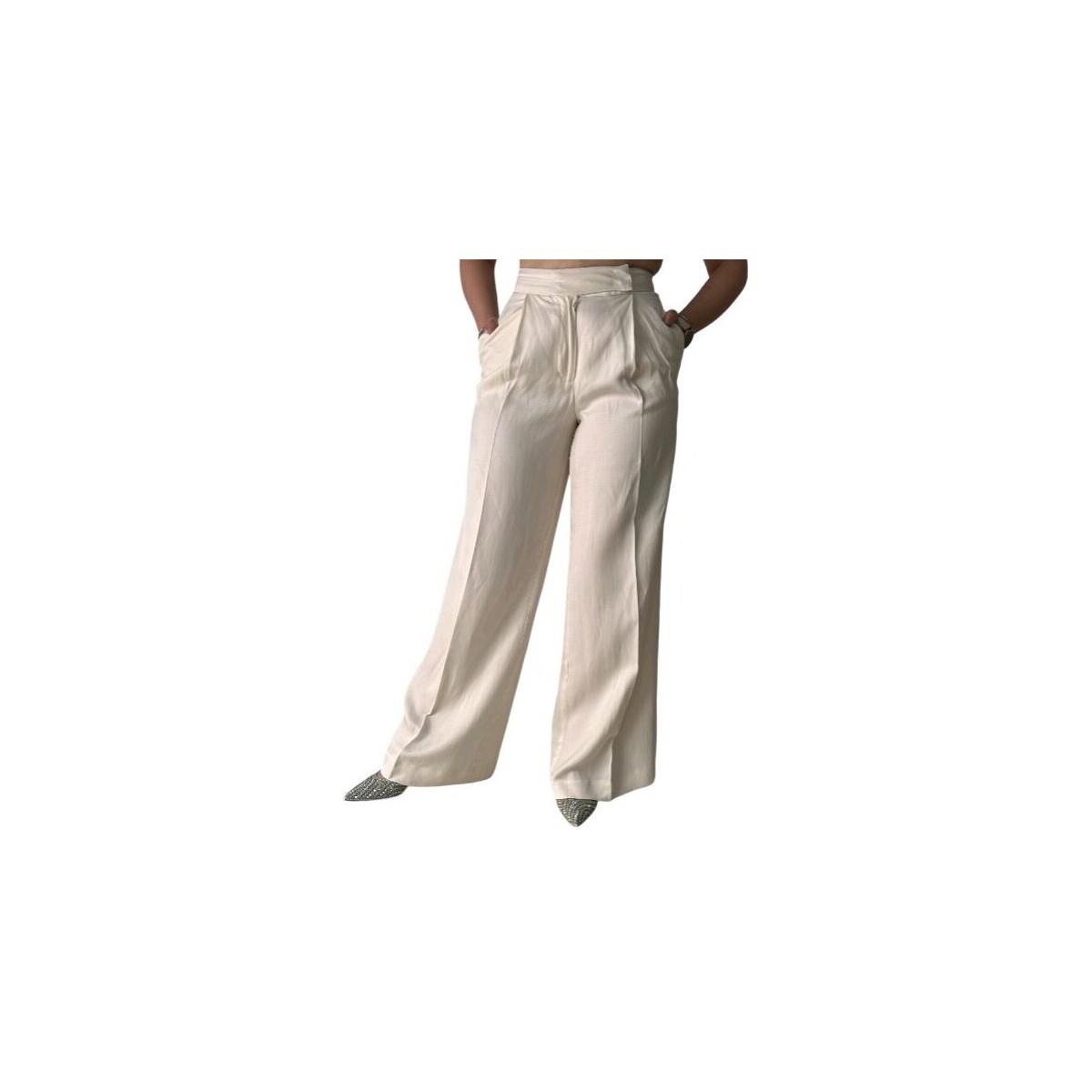 Abbigliamento Donna Pantaloni Kocca OVIDIO Bianco