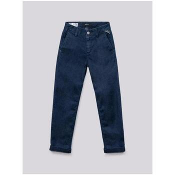 Replay Pantaloni chino slim fit  leggero denim stretch SB9083.050 Blu