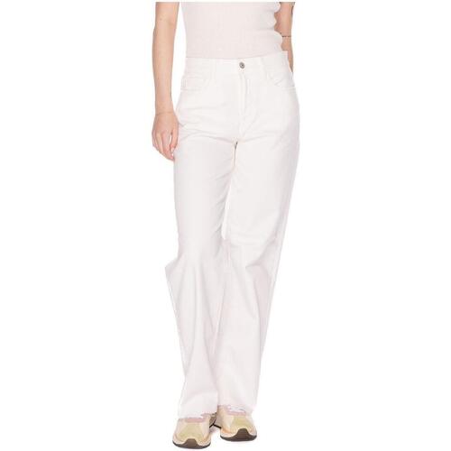 Abbigliamento Donna Jeans Cycle MILA LOW RISE '90s MARBLE DYED AND OPEN EDGE Bianco