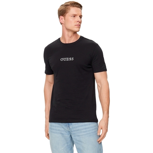 Abbigliamento Uomo T-shirt maniche corte Guess Classic Nero