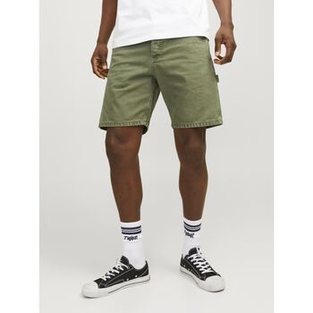 Abbigliamento Uomo Shorts / Bermuda Jack & Jones 12252814 CARPENTER SHORT-DEEP LICHEN GREEN Verde