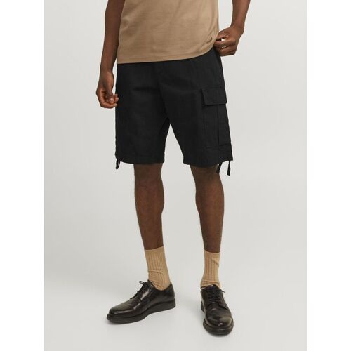 Abbigliamento Uomo Shorts / Bermuda Jack & Jones 12248685 COLE BARKLEY-BLACK Nero