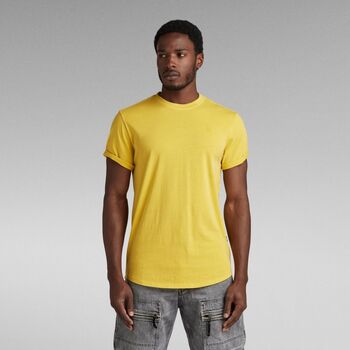 Abbigliamento Uomo T-shirt & Polo G-Star Raw D16396-2653 LASH-G388 DK LEMON GD Giallo