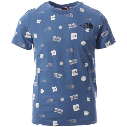 Abbigliamento Bambino T-shirt & Polo The North Face NF0A7X5GISK2 Blu