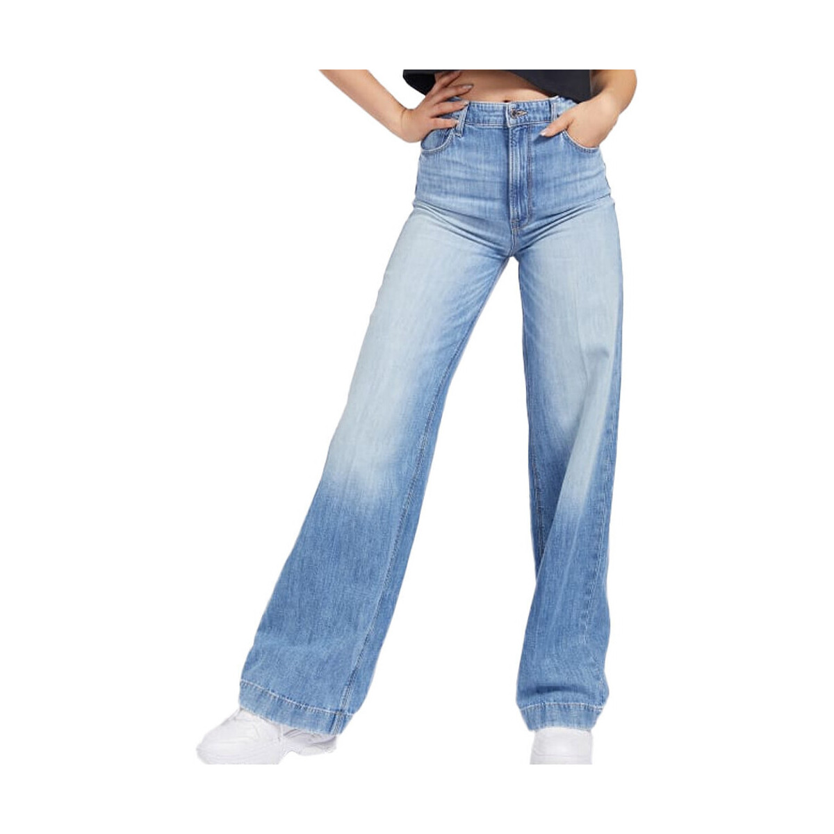 Abbigliamento Donna Jeans Guess G-W1GA09D4CV2 Blu