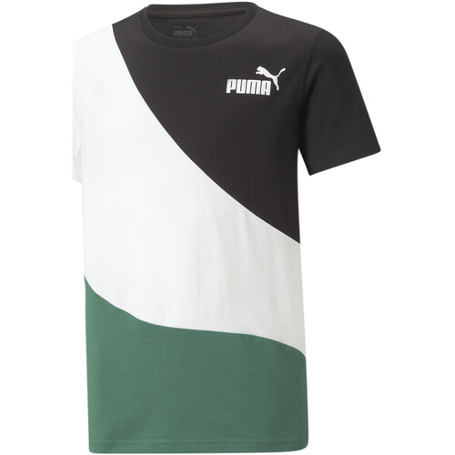 Abbigliamento Bambino T-shirt & Polo Puma 674231-37 Verde