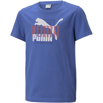 Abbigliamento Bambino T-shirt & Polo Puma 538405-92 Blu