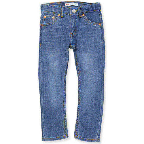 Abbigliamento Bambina Jeans slim Levi's 8EA211-MA5 Blu