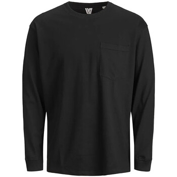 Abbigliamento Uomo T-shirt & Polo Jack & Jones 12218186 Nero