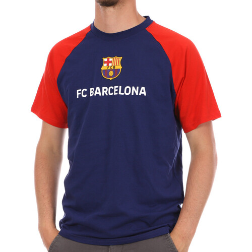 Abbigliamento Uomo T-shirt maniche corte Fc Barcelona B19053 C Blu