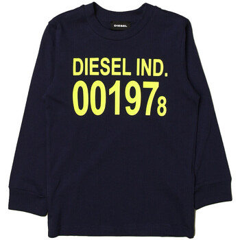 Abbigliamento Bambino T-shirt & Polo Diesel 00J4YC-00YI9 Blu