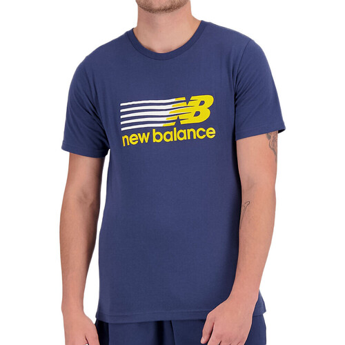Abbigliamento Uomo T-shirt & Polo New Balance MT23904NNY Blu