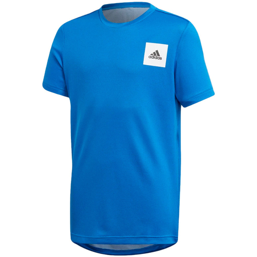 Abbigliamento Bambino T-shirt & Polo adidas Originals FM1685 Blu