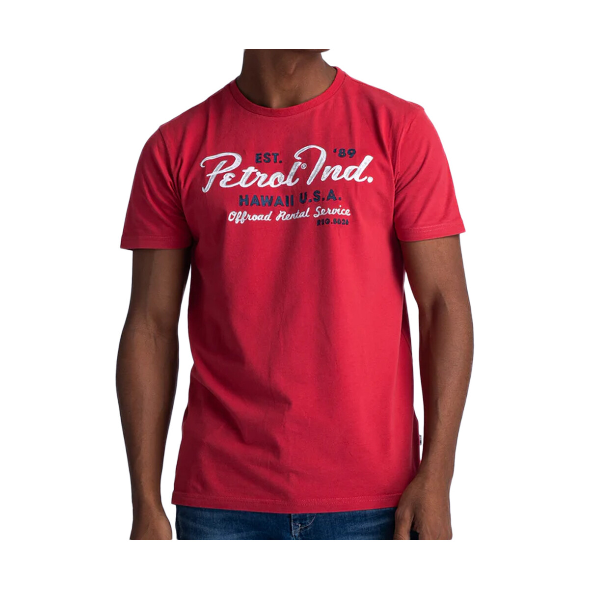 Abbigliamento Uomo T-shirt & Polo Petrol Industries M-1040-TSR601 Rosso