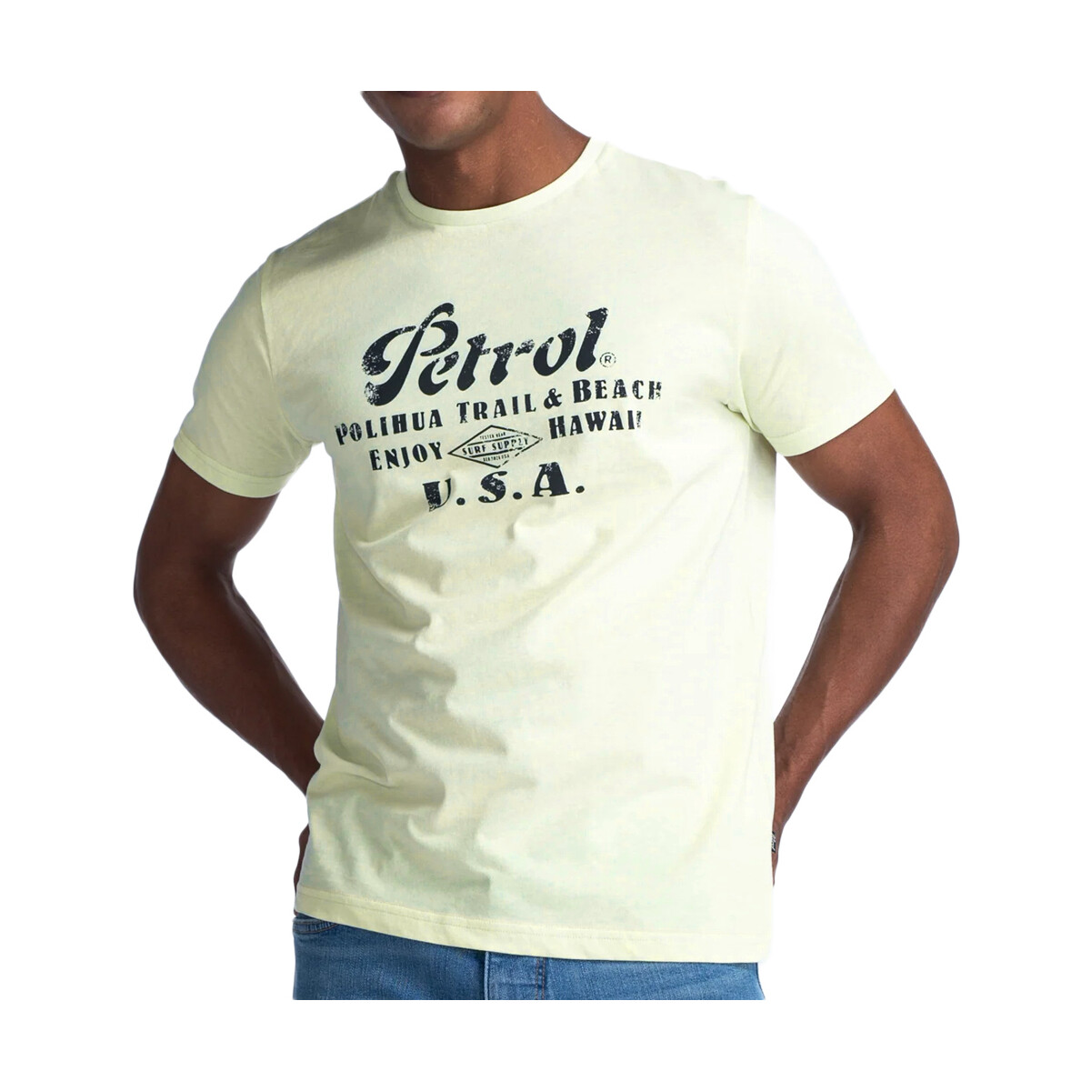 Abbigliamento Uomo T-shirt & Polo Petrol Industries M-1040-TSR600 Giallo