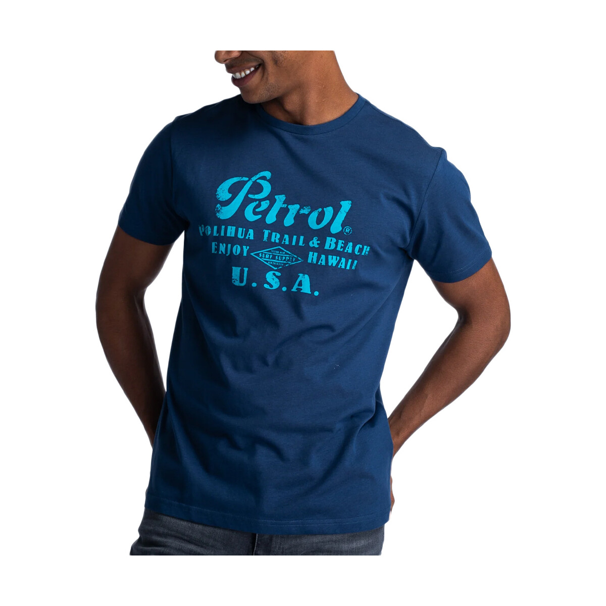 Abbigliamento Uomo T-shirt & Polo Petrol Industries M-1040-TSR600 Blu