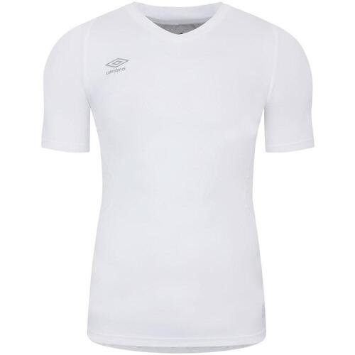Abbigliamento T-shirts a maniche lunghe Umbro UO2128 Bianco