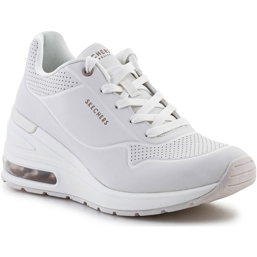 Scarpe Donna Sneakers basse Skechers Million Air-Elevated Air 155401-WHT Bianco