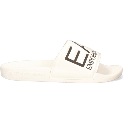 Scarpe Uomo Sneakers Emporio Armani EA7 Maxi Logo Bianco