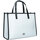 Borse Donna Tote bag / Borsa shopping Rebelle Borsa a Mano Astra bianca con tracolla Bianco