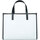 Borse Donna Tote bag / Borsa shopping Rebelle Borsa a Mano Astra bianca con tracolla Bianco