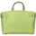 Borse Donna Tote bag / Borsa shopping Rebelle Borsa a mano Valentina verde in pelle con tracolla Verde