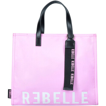 Borse Donna Tote bag / Borsa shopping Rebelle Shopping bag Electra rosa in nylon Rosa