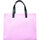 Borse Donna Tote bag / Borsa shopping Rebelle Shopping bag Electra rosa in nylon Rosa