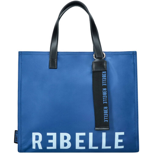 Borse Donna Tote bag / Borsa shopping Rebelle Shopping bag Electra blu in nylon Blu