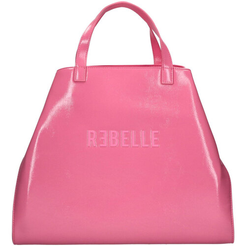 Borse Donna Tote bag / Borsa shopping Rebelle Shopping bag Ashanti fuxia in naplak Rosa