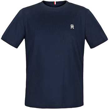 Abbigliamento Uomo T-shirt & Polo Tommy Hilfiger T-shirt blu navy con logo 