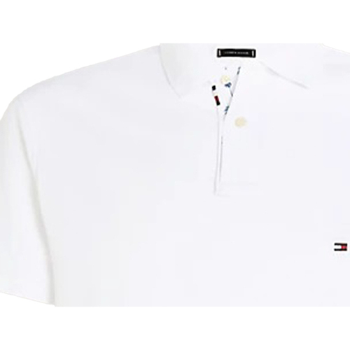 Abbigliamento Uomo Polo maniche corte Tommy Hilfiger Polo regular fit bianca Bianco