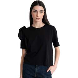 Abbigliamento Donna T-shirt maniche corte Kaos Collezioni SKU_271686_1520599 Nero