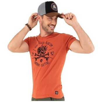 Abbigliamento Uomo T-shirt maniche corte Von Dutch  Arancio