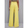 Abbigliamento Donna Jeans 3/4 & 7/8 Patrizia Pepe PANTALONE PIEGHE IN TWILL FLUIDO Giallo