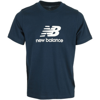 Abbigliamento Uomo T-shirt maniche corte New Balance Se Log Ss Blu