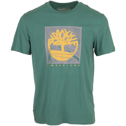 Abbigliamento Uomo T-shirt maniche corte Timberland Tree Logo Short Sleeve Verde