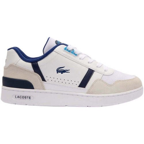 Scarpe Uomo Sneakers Lacoste Sneaker Uomo T-CLIP 124 5 SMA 747SMA0071 080 Bianco Bianco