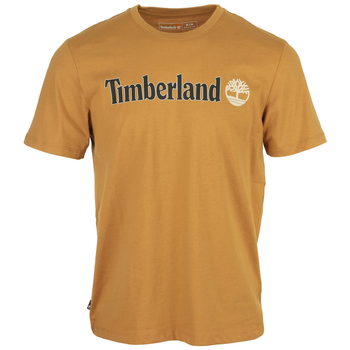 Abbigliamento Uomo T-shirt maniche corte Timberland Linear Logo Short Sleeve Marrone