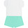 Abbigliamento Bambina Tuta Champion 306784 Bianco