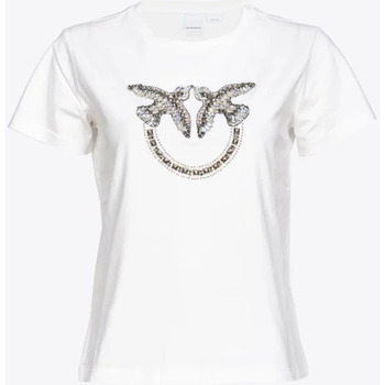 Abbigliamento Donna T-shirt maniche corte Pinko  Bianco