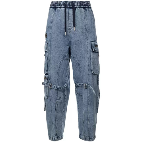 Abbigliamento Uomo Pantaloni Mwm jeans cargo Blu
