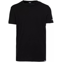 Abbigliamento Uomo T-shirt & Polo Dsquared tshirt nera uomo basic Nero