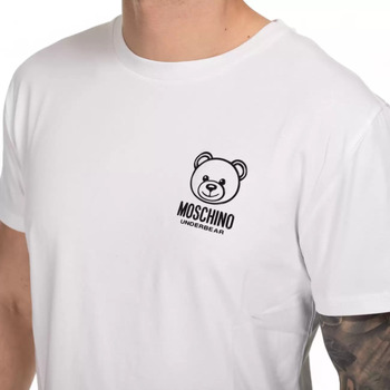 Moschino t-shirt bianca orsetto Bianco