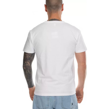 Moschino t-shirt bianca logo nero Bianco