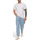 Abbigliamento Uomo T-shirt & Polo Moschino t-shirt bianca maniche logate Marrone