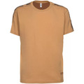 Image of T-shirt & Polo Moschino t shirt marrone stripe logate