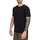 Abbigliamento Uomo T-shirt & Polo Moschino t-shirt nera stripe logo gommate Nero