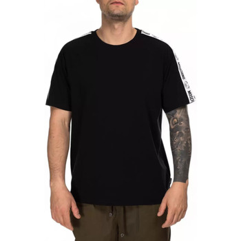 Moschino t-shirt nera stripes orsetto Nero