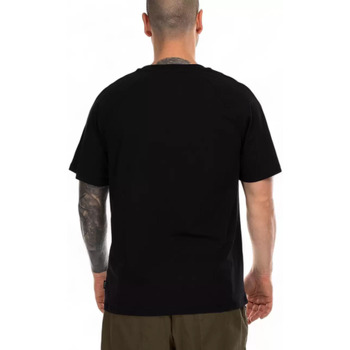 Moschino t-shirt nera stripes orsetto Nero